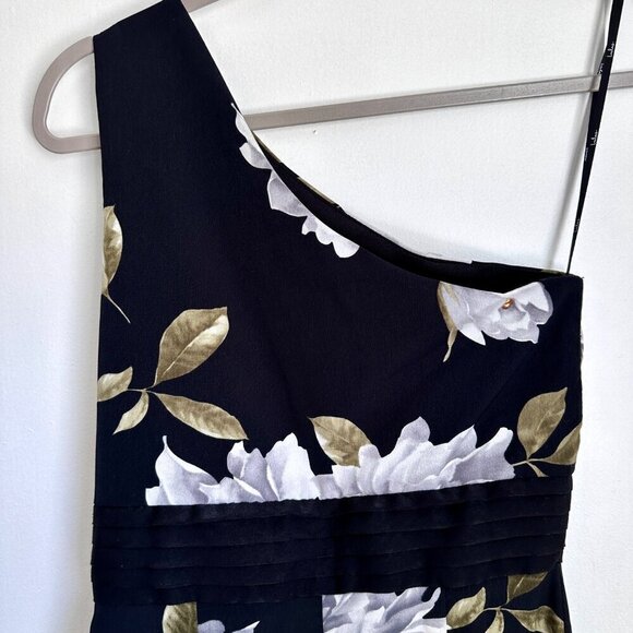 NWT Lulus Save Me A Dance One Shoulder Floral Dress, Size S - Picture 8 of 11